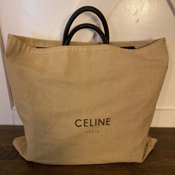 Celine Tricolor Mini Leather Luggage Tote - Picture 11 of 13